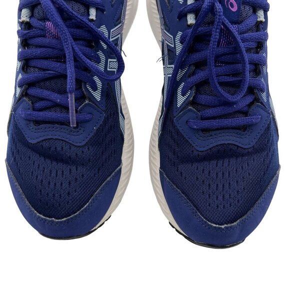 Asics Gel Contend 8 Womens 9W Running Shoes Athletic Dive Blue Soft Sky Sneaker - Picture 5 of 14